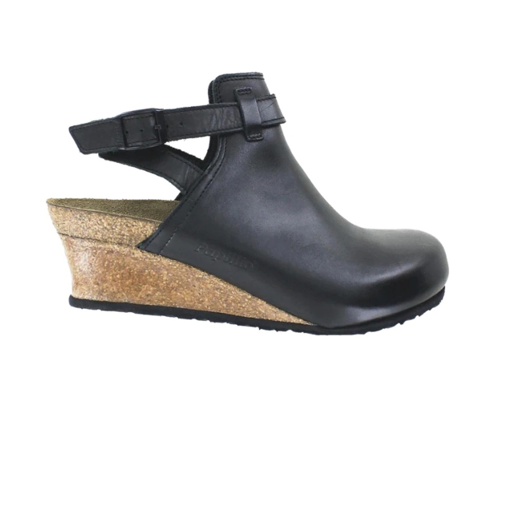 Women's Birkenstock Esra Black Leather (41EU, 10-10.5 US)